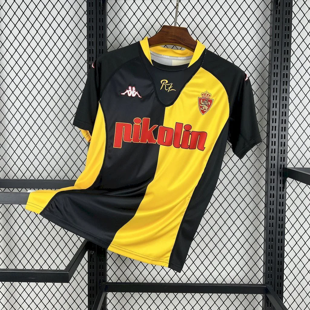 Real Zaragoza 2001/02 Away Retro Jersey, foto 1