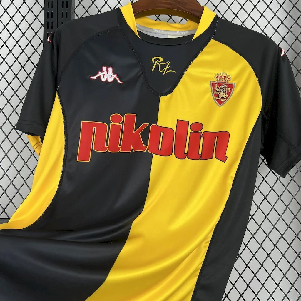 Real Zaragoza 2001/02 Away Retro Jersey, foto 4
