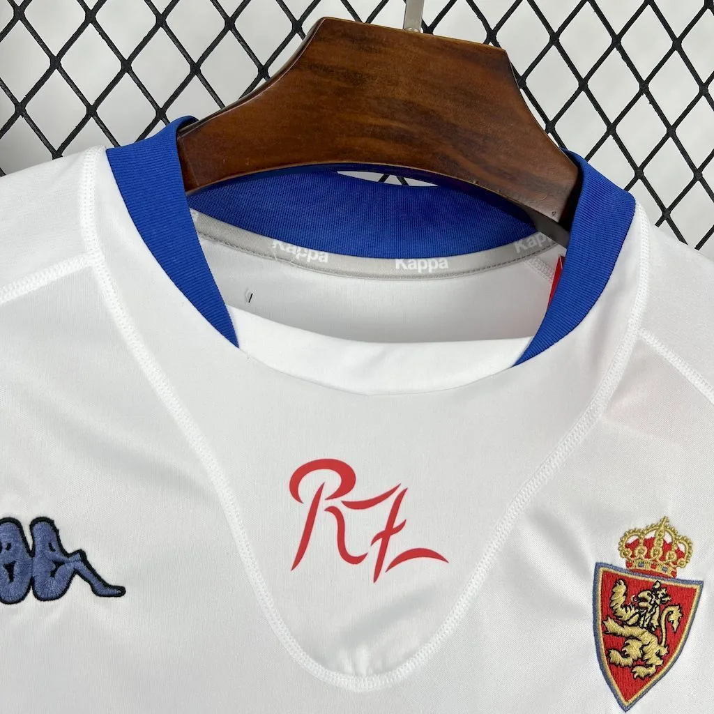 Real Zaragoza 2001/02 Home Retro Jersey, foto 6