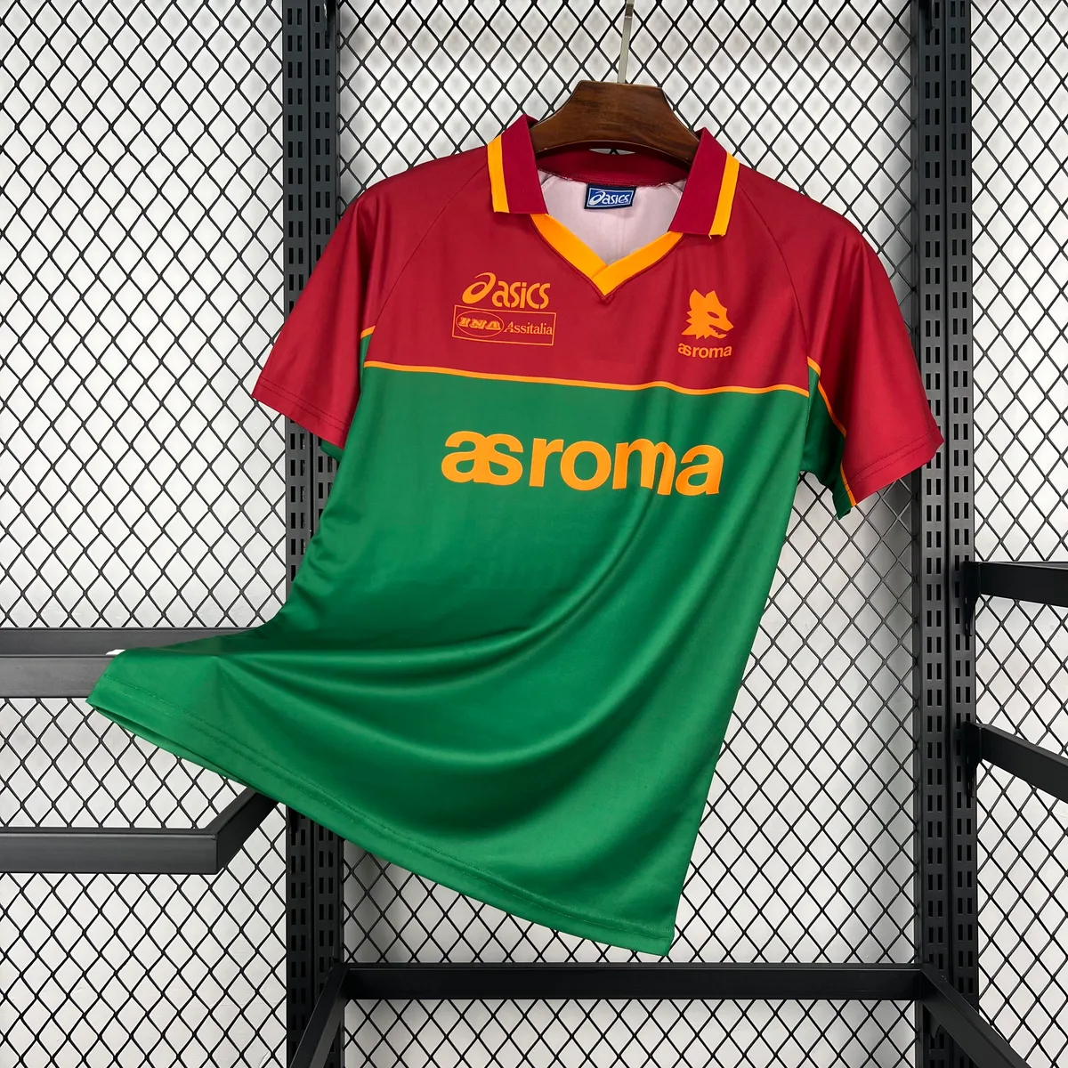 Retro AS Roma 1995/96 Pre-Match Jersey, foto 1