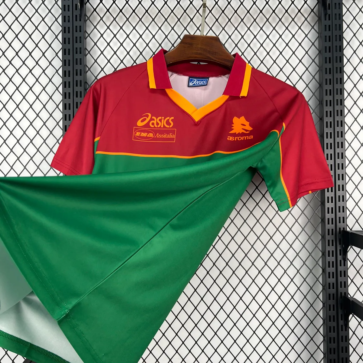 Retro AS Roma 1995/96 Pre-Match Jersey, foto 3