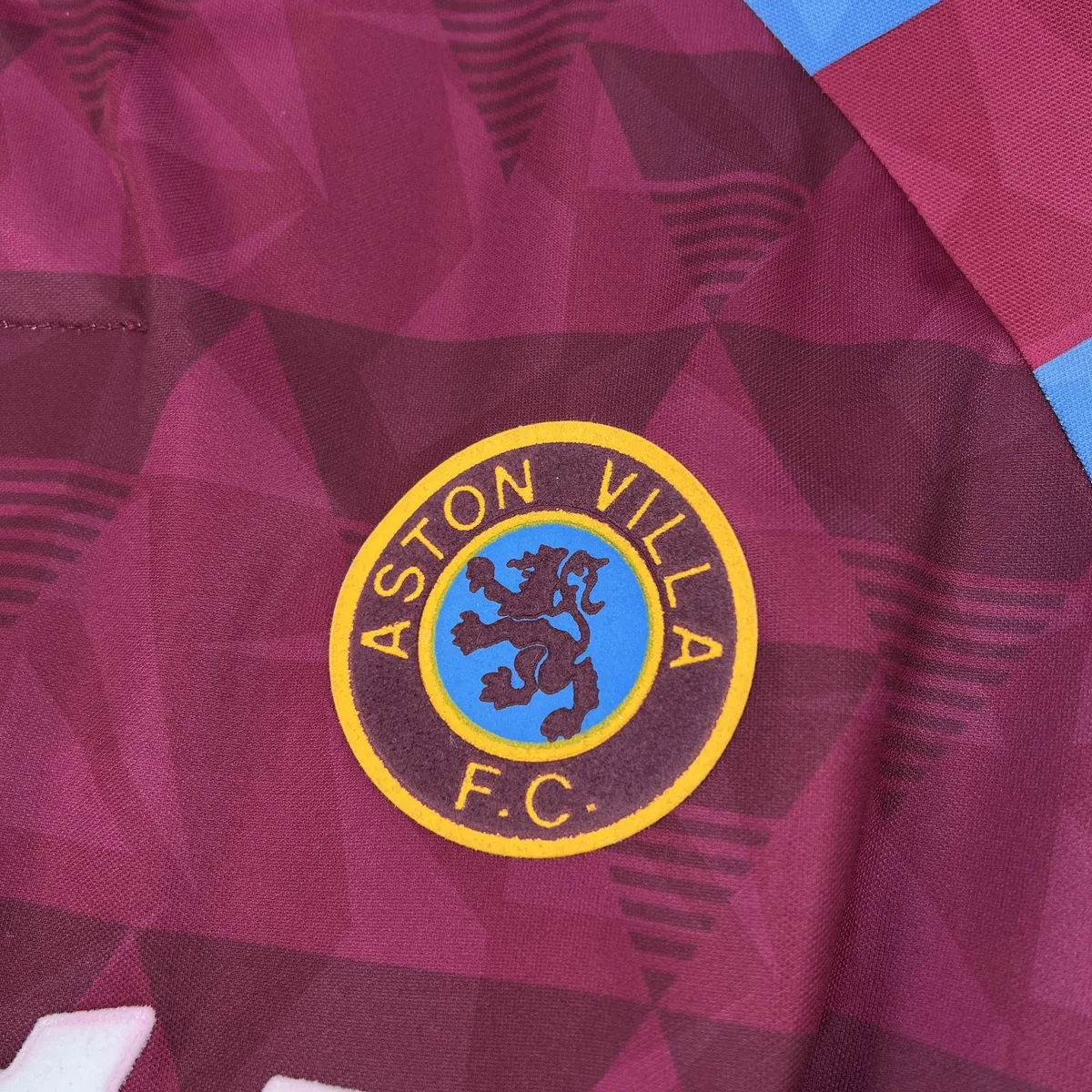 Retro Aston Villa 1990/92 Home Jersey, foto 4