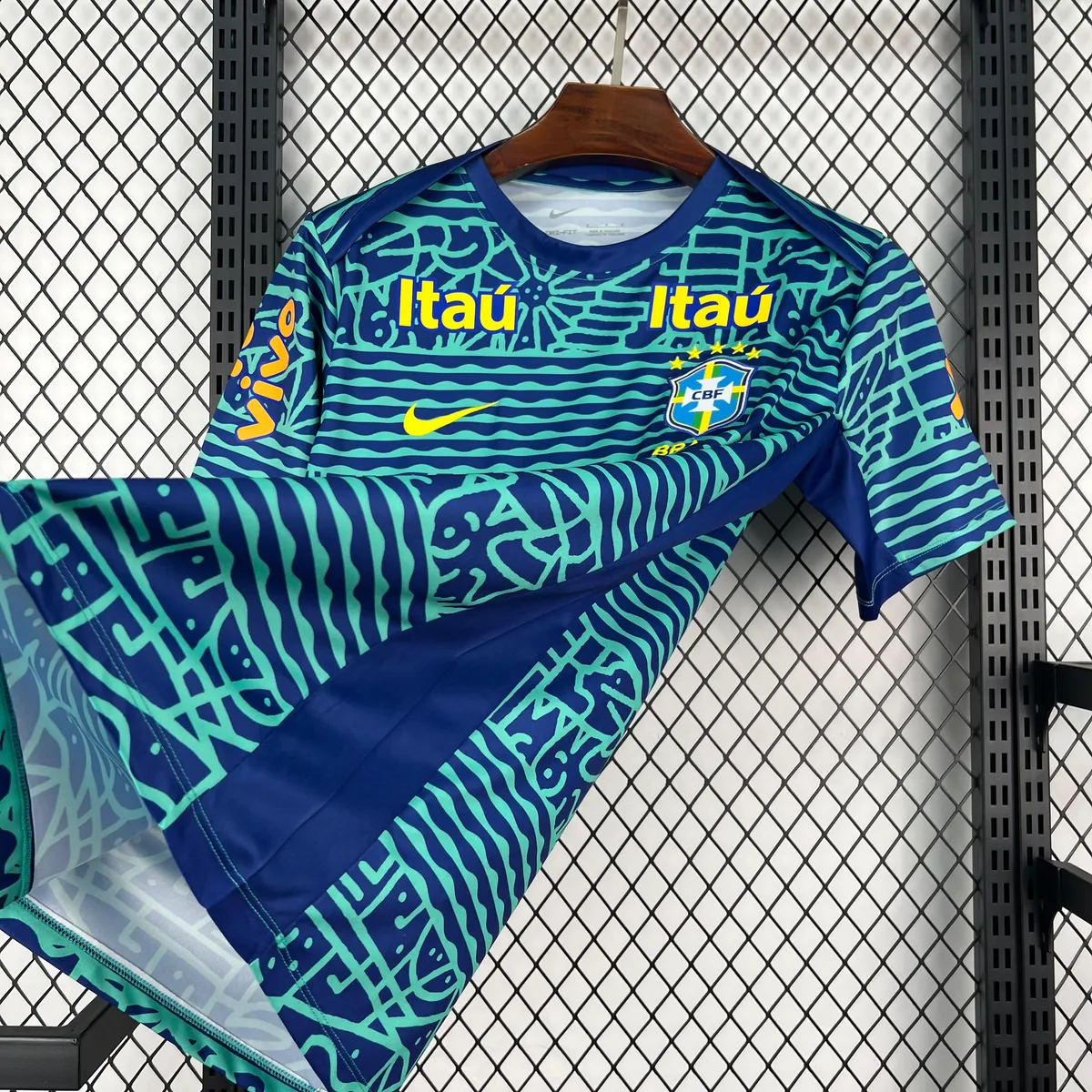 Retro Brazil 2024 Pre-Match Jersey, foto 4