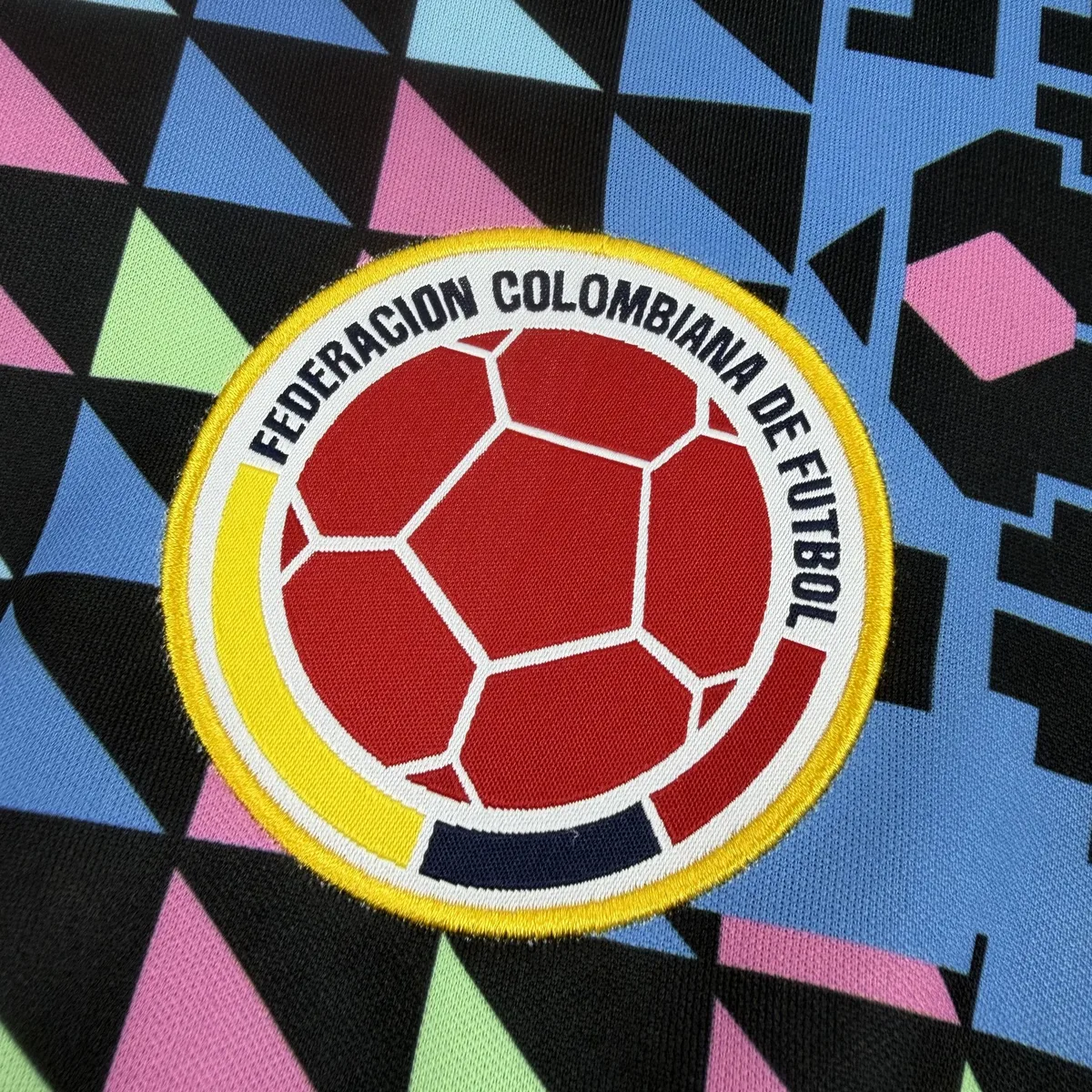 Retro Colombia 1990 Goalkeeper Long Sleeve Jersey, foto 4
