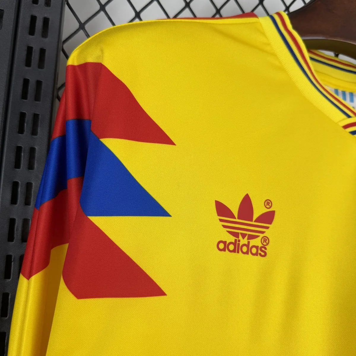 Retro Colombia 1990 Home Long Sleeve Jersey, foto 5