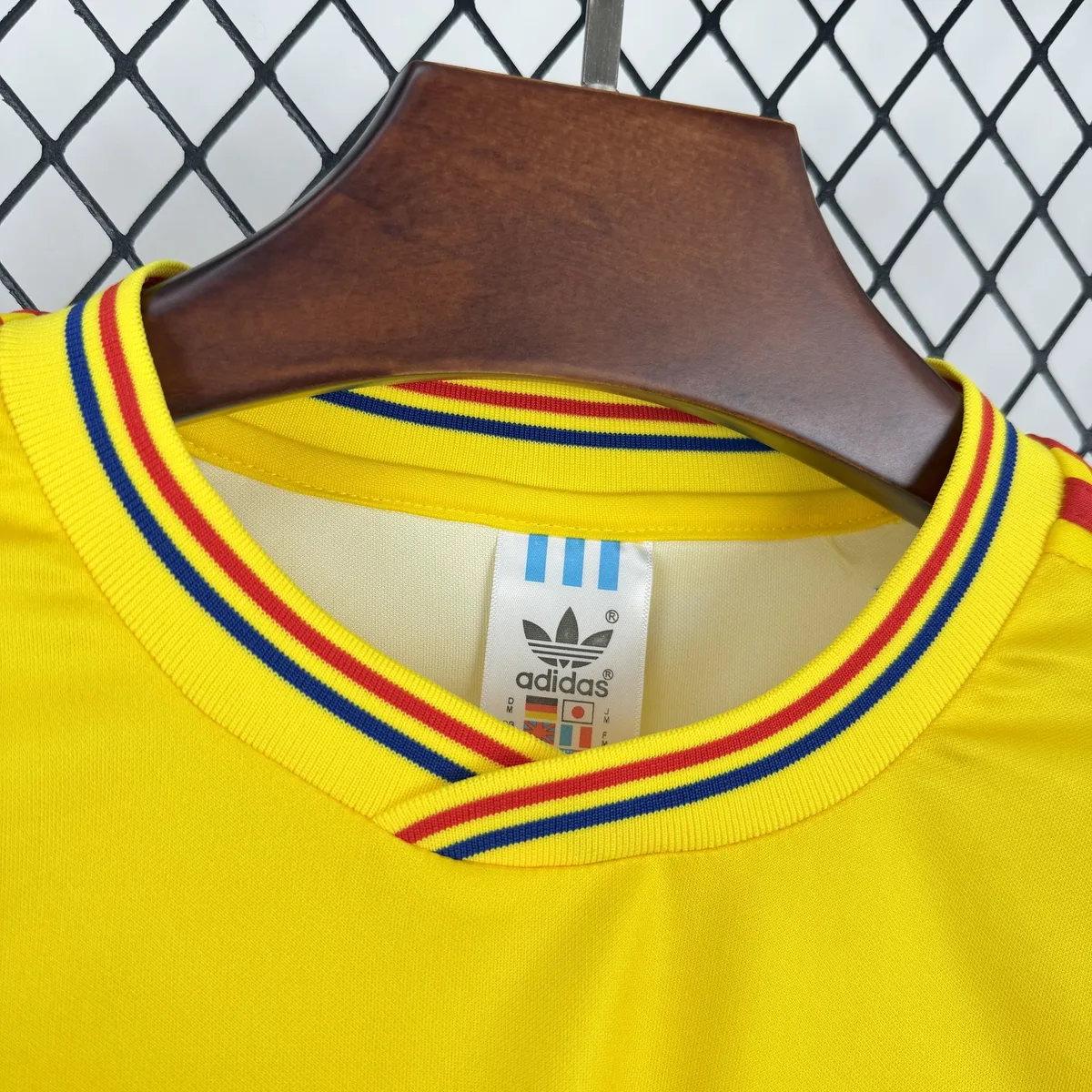 Retro Colombia 1990 Home Long Sleeve Jersey, foto 6