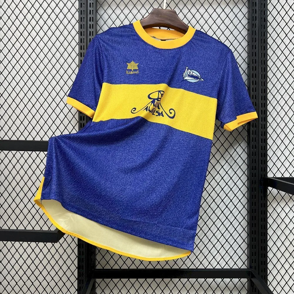 Retro Deportivo Alaves 2000/01 Champions League Final Jersey, foto 1