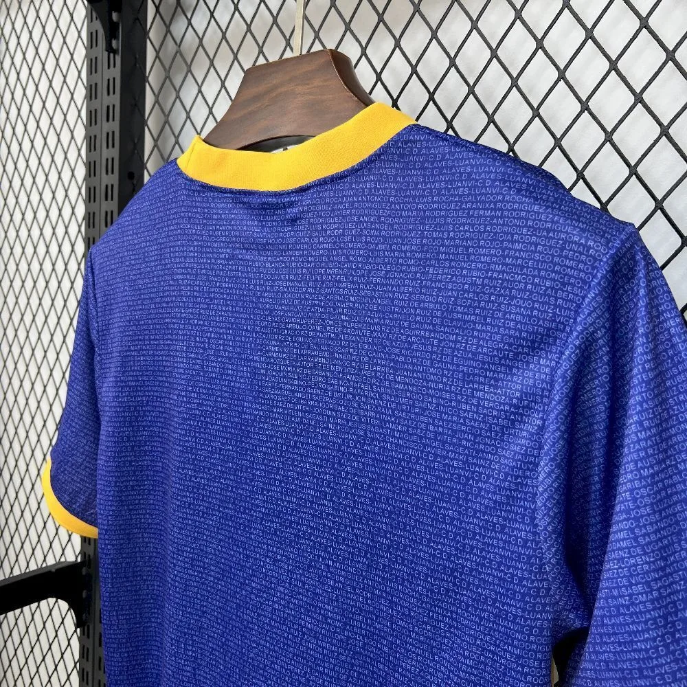 Retro Deportivo Alaves 2000/01 Champions League Final Jersey, foto 3