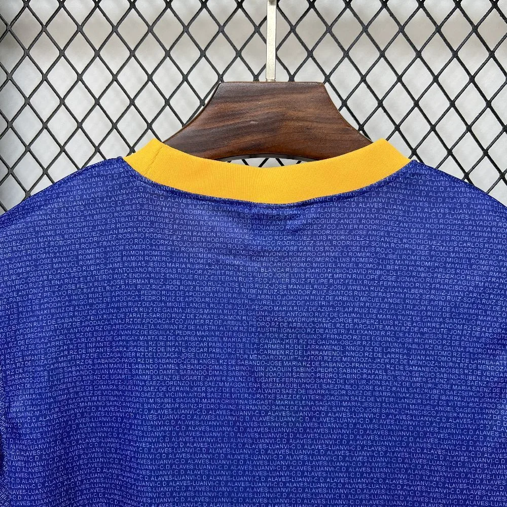 Retro Deportivo Alaves 2000/01 Champions League Final Jersey, foto 4