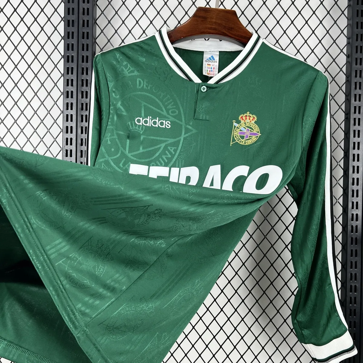 Retro Deportivo de La Coruna 1999/00 Away Long Sleeves Jersey, foto 5