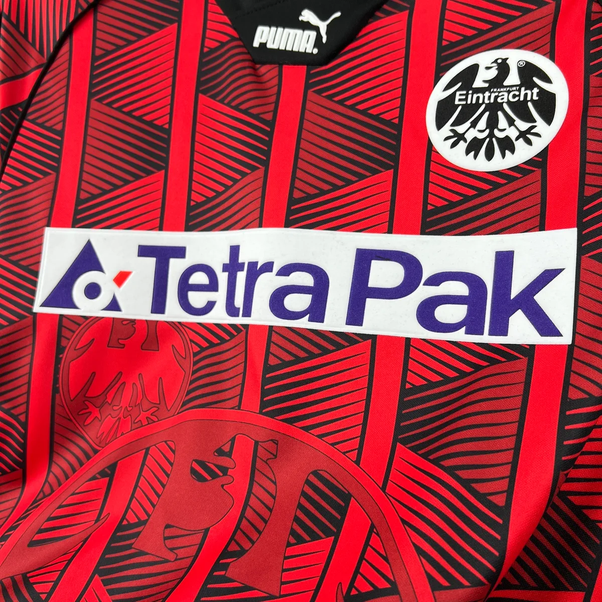 Retro Eintracht Frankfurt 1995/96 Home Jersey, foto 4