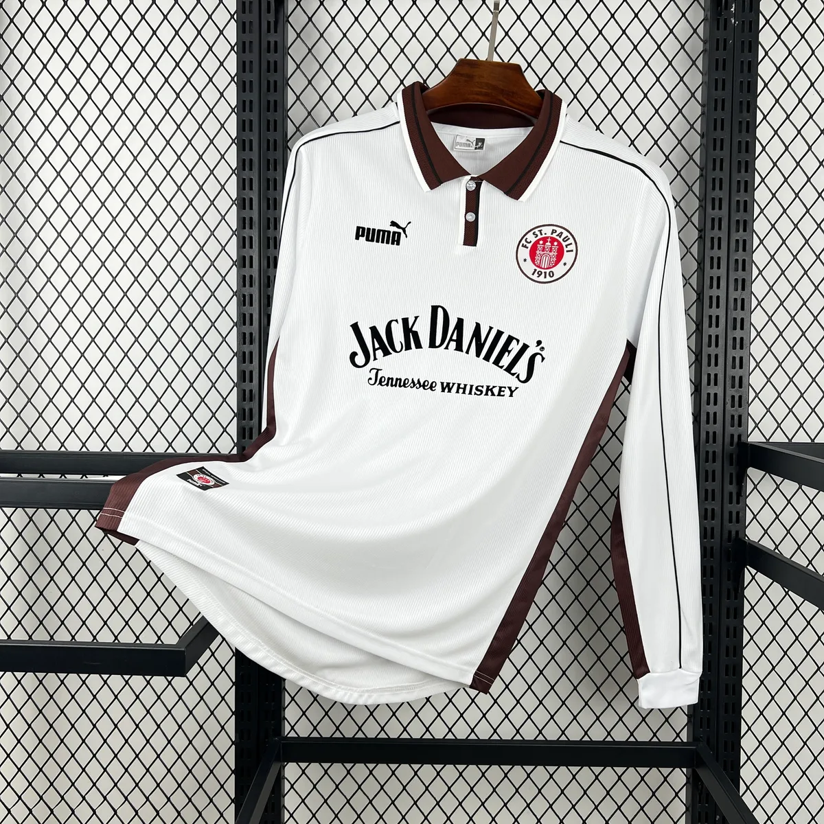Retro FC St. Pauli 1999/00 Home Long Sleeves Jersey, foto 1