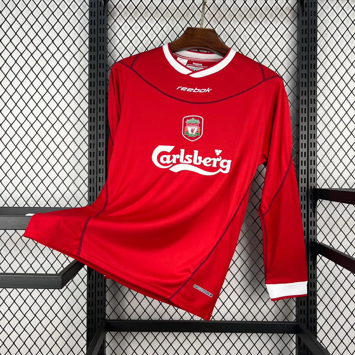 Retro Liverpool 2002/04 Home Long Sleeve Jersey, foto 1