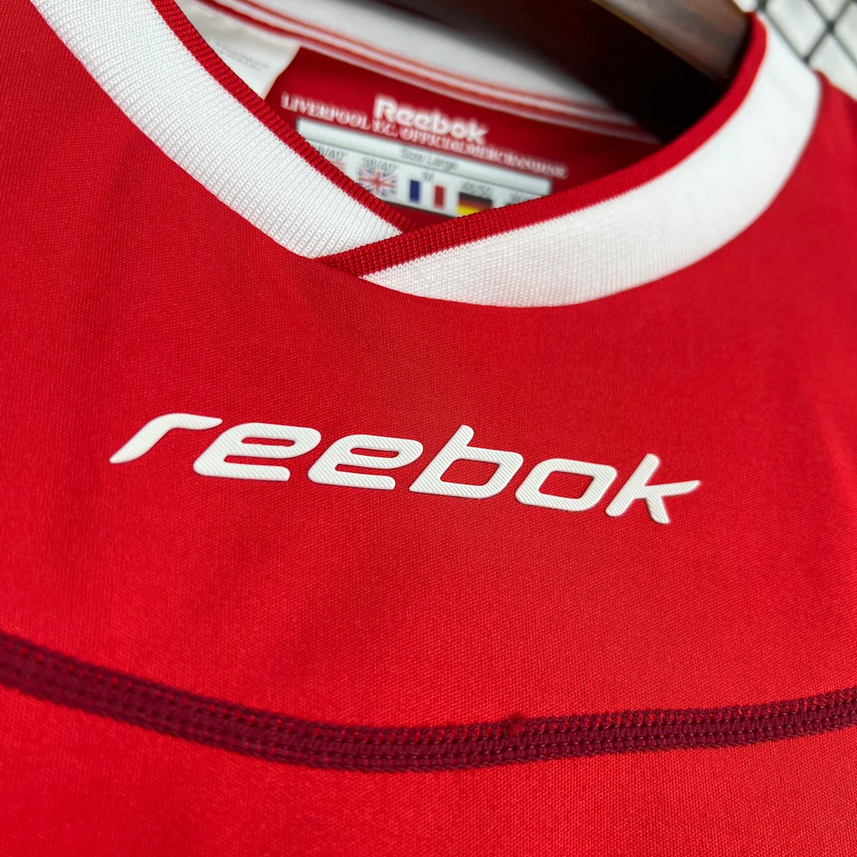 Retro Liverpool 2002/04 Home Long Sleeve Jersey, foto 6