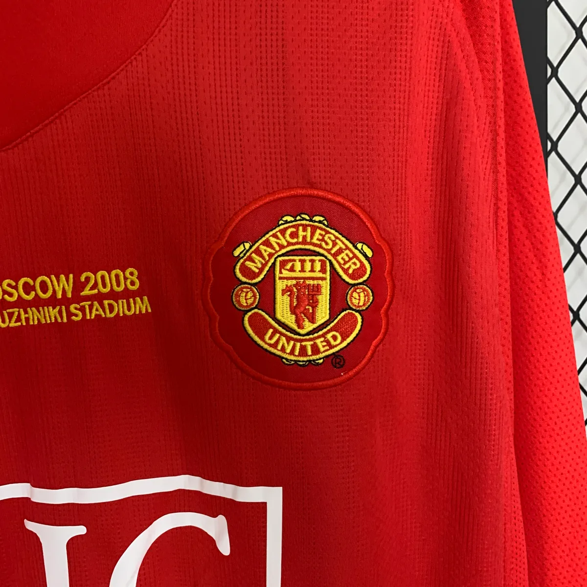 Retro long sleeve Manchester United 2007/08 Champions League version home, foto 5