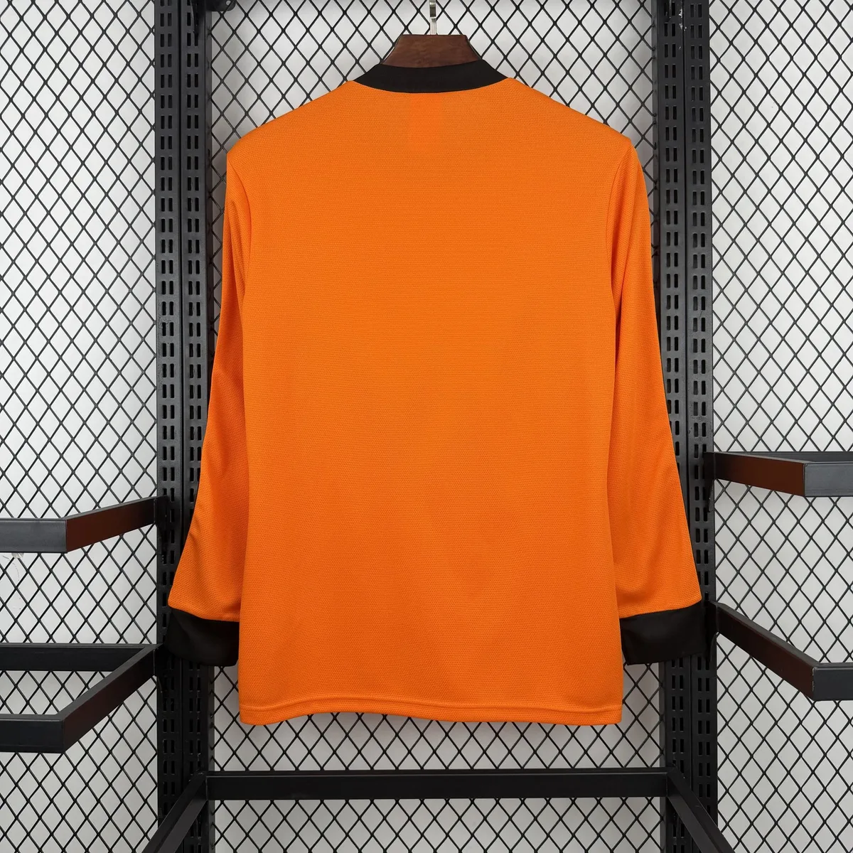 Retro Netherlands 1980 Home Long Sleeve Jersey, foto 2