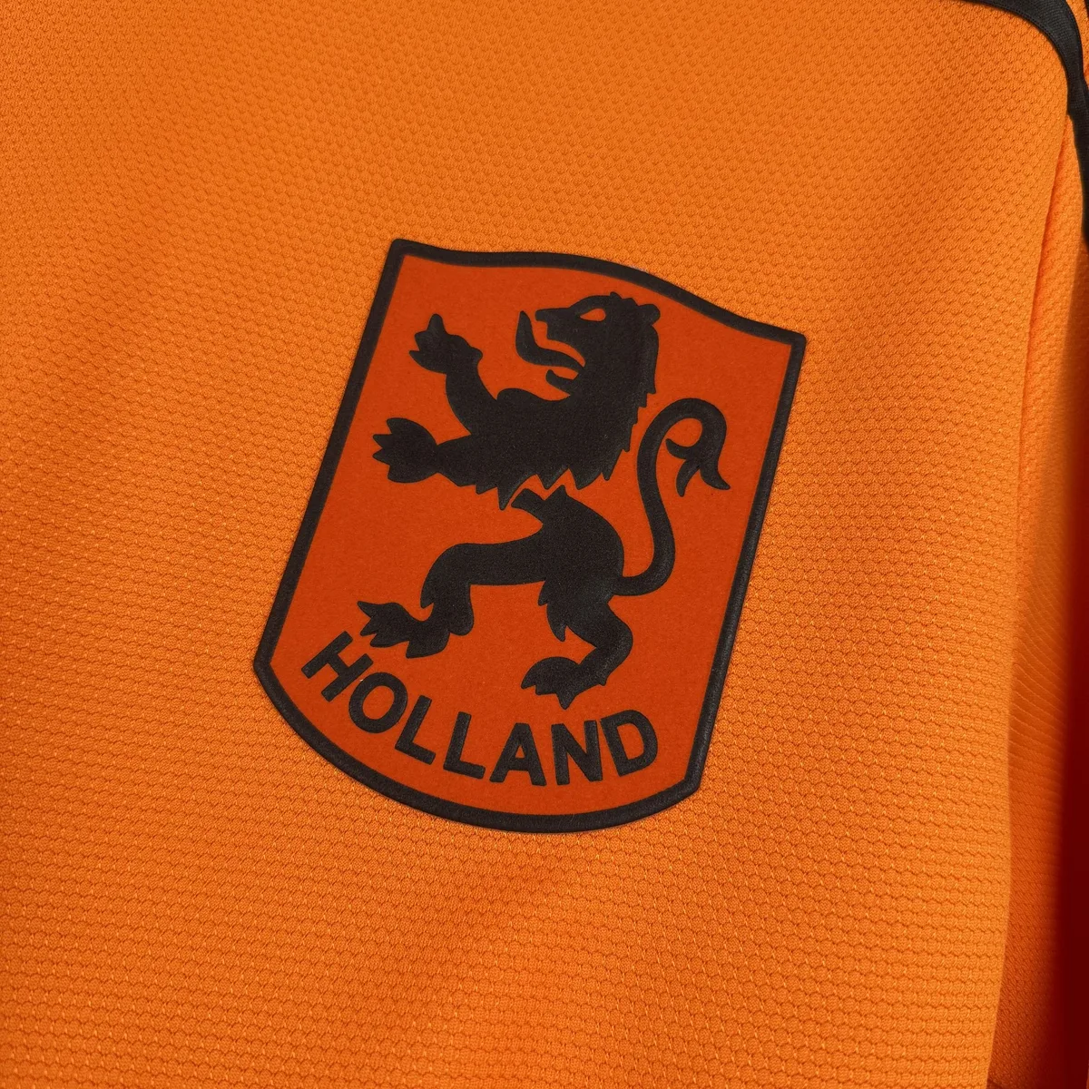 Retro Netherlands 1980 Home Long Sleeve Jersey, foto 4
