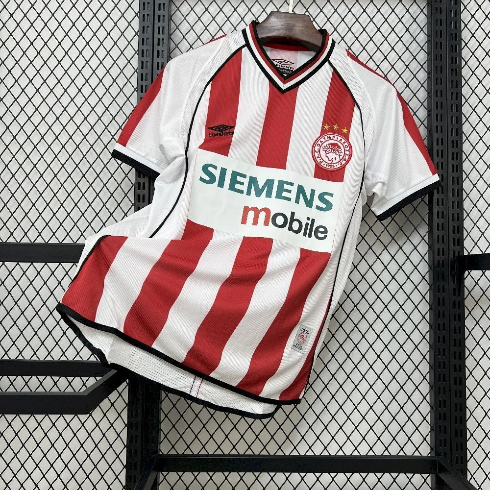 Retro Olympiacos FC 2001/02 Home Jersey, foto 1