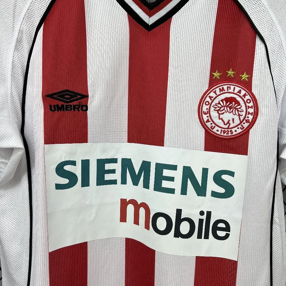Retro Olympiacos FC 2001/02 Home Jersey, foto 5