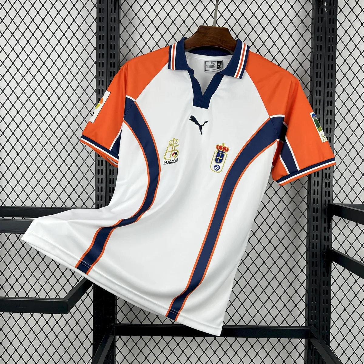Retro Real Oviedo 2000/01 Away Jersey, foto 1