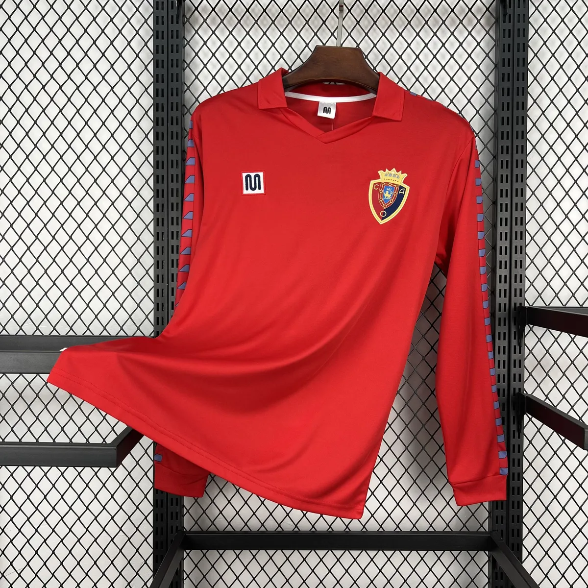 Retro Real Zaragoza 1983/84 Home Long Sleeve Jersey, foto 1