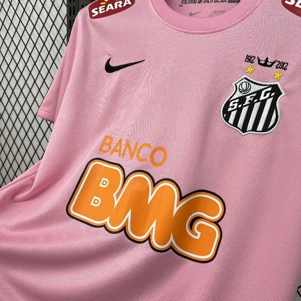Retro Santos 2011/12 Pink Jersey, foto 5