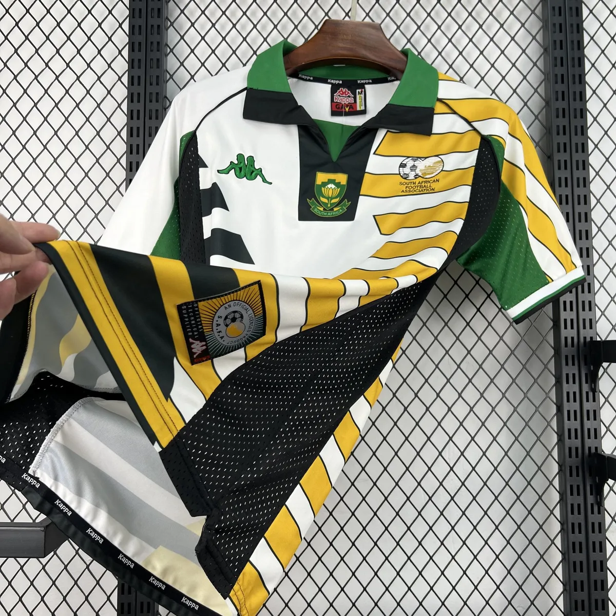 Retro South Africa 1998 Home Jersey, foto 3