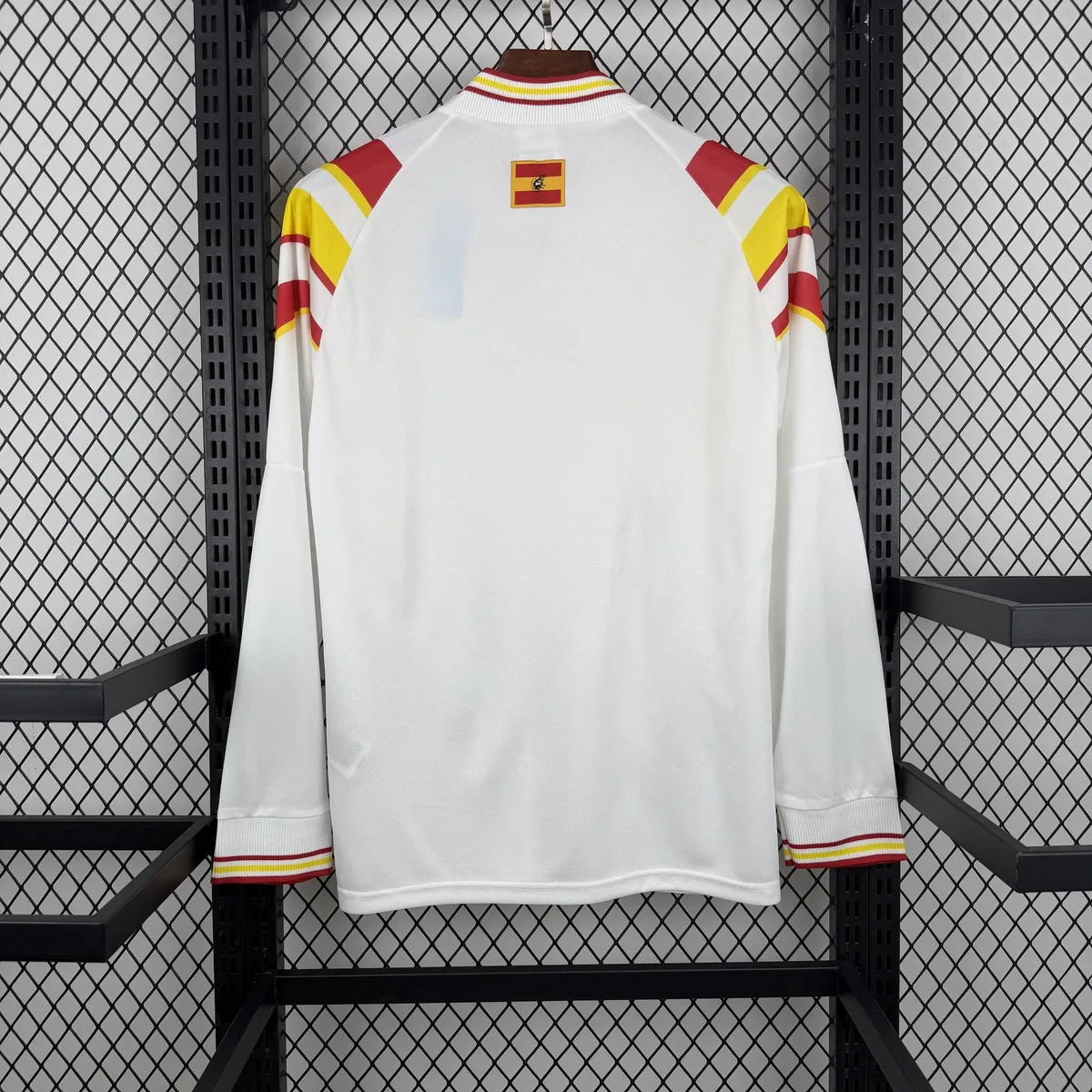 Retro Spain 1996 Away Long Sleeve Jersey, foto 2