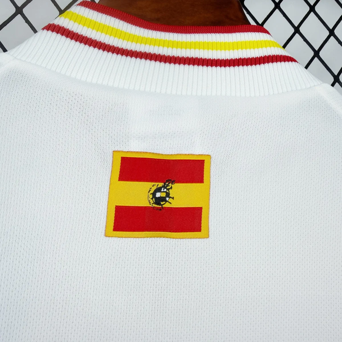 Retro Spain 1996 Away Long Sleeve Jersey, foto 3