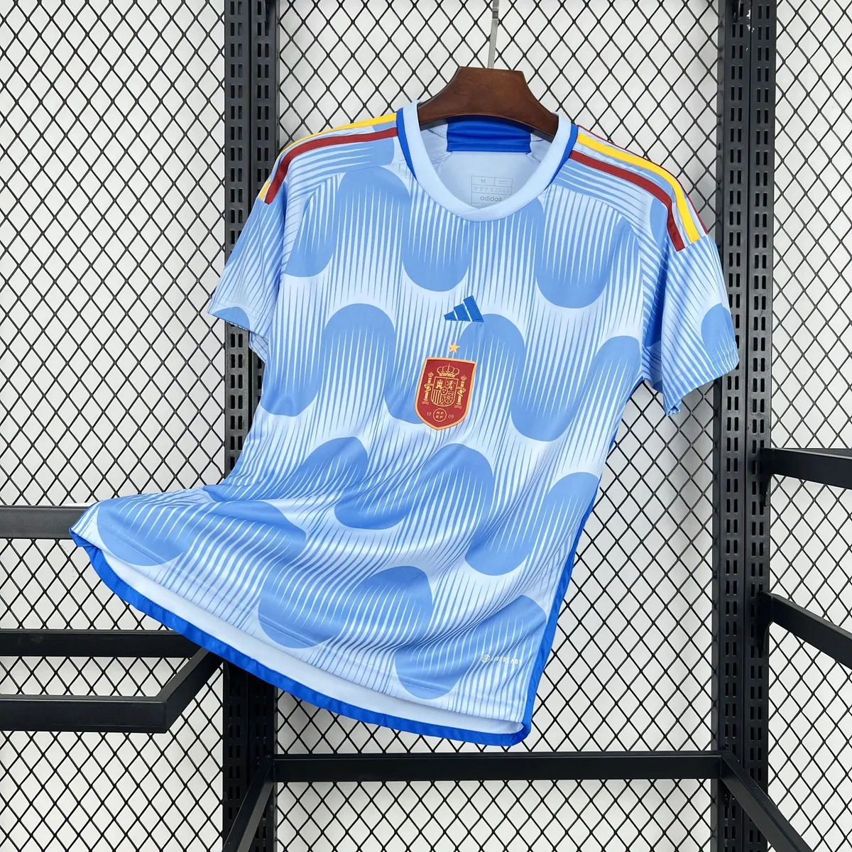 Retro Spain 2022 World Cup Away Jersey, foto 1