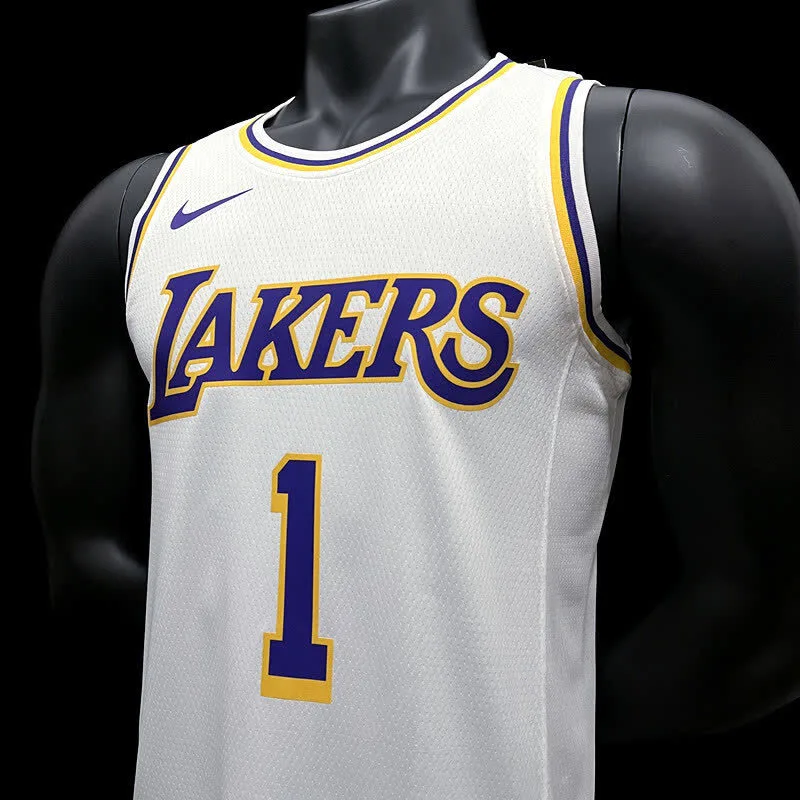 RUSSELL#1 22/23 Los Angeles Lakers white, foto 2