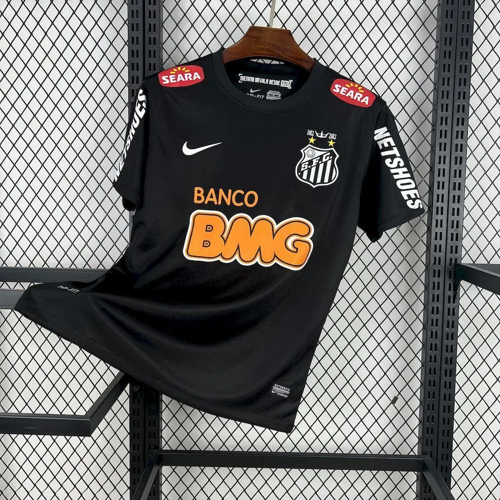 Santos 2011/12 Black Retro Jersey, foto 1