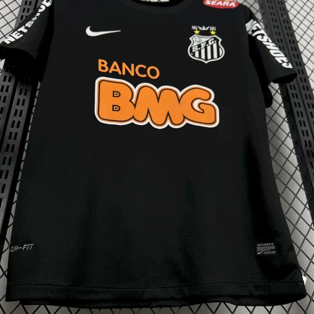 Santos 2011/12 Black Retro Jersey, foto 3