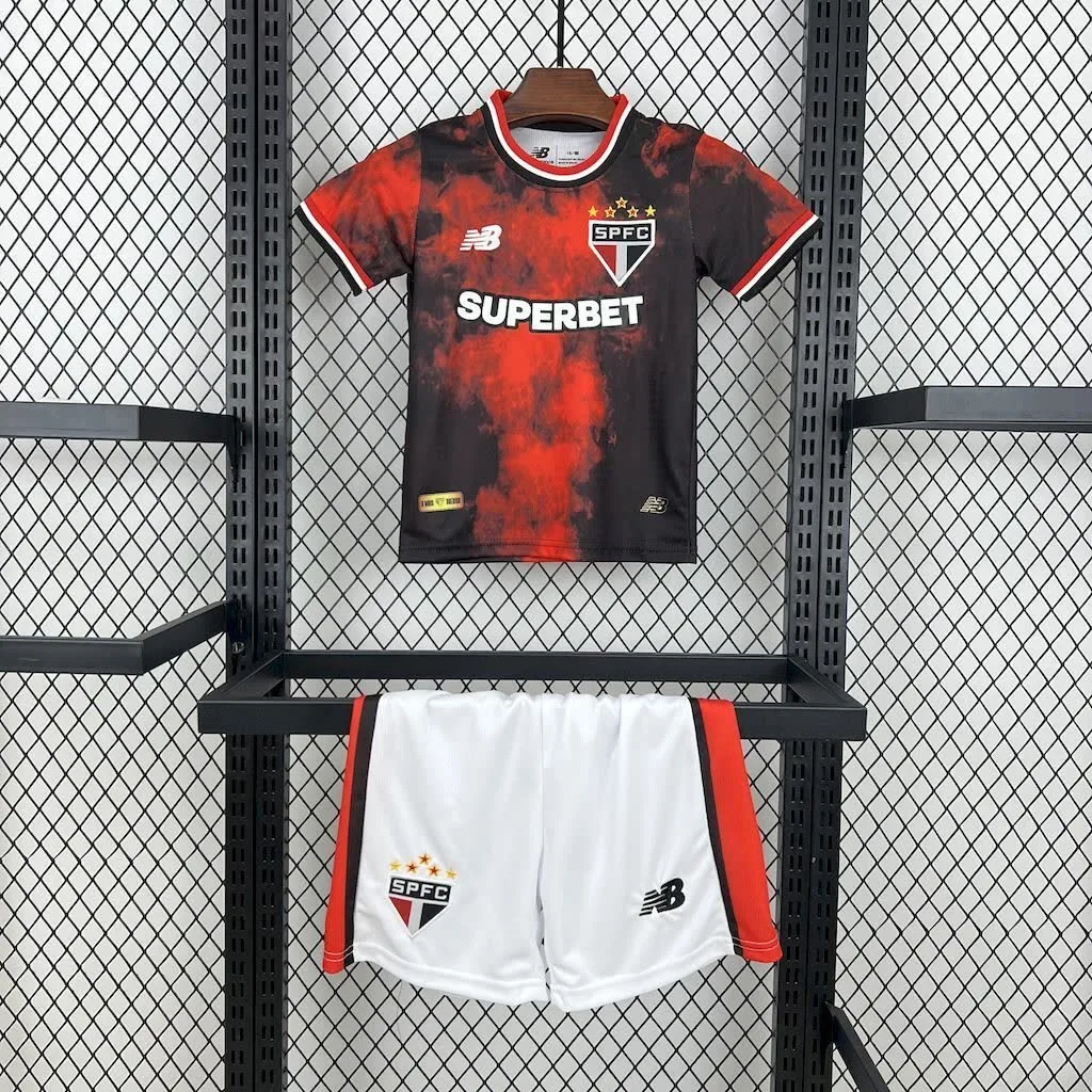 Sao Paulo 2024/25 Third Away Kids Kit, foto 1