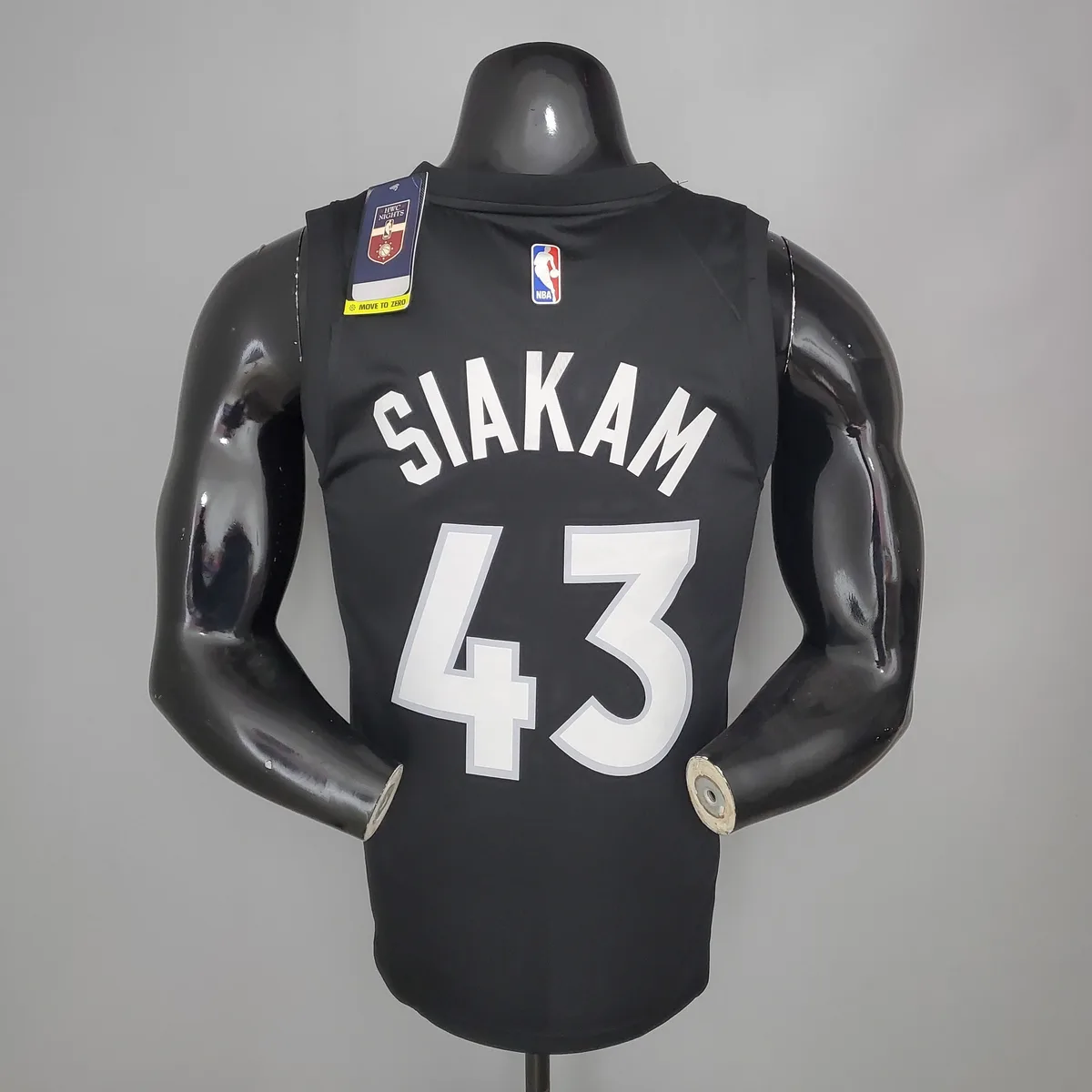 SIAKAM#43 2021 Raptors Bonus Edition Purple and Black NBA Jersey S-XXL, foto 2