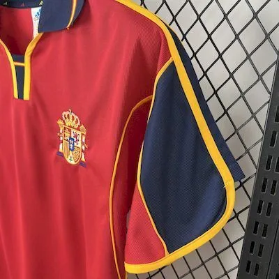 Spain 1998 Home Retro Jersey, foto 6