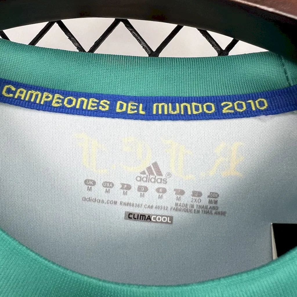 Spain 2010 Goalkeeper Jersey Retro Jersey, foto 5