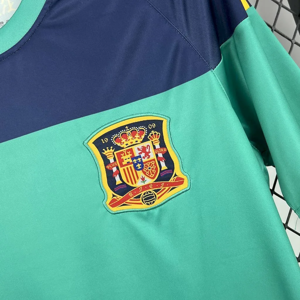 Spain 2010 Goalkeeper Jersey Retro Jersey, foto 6