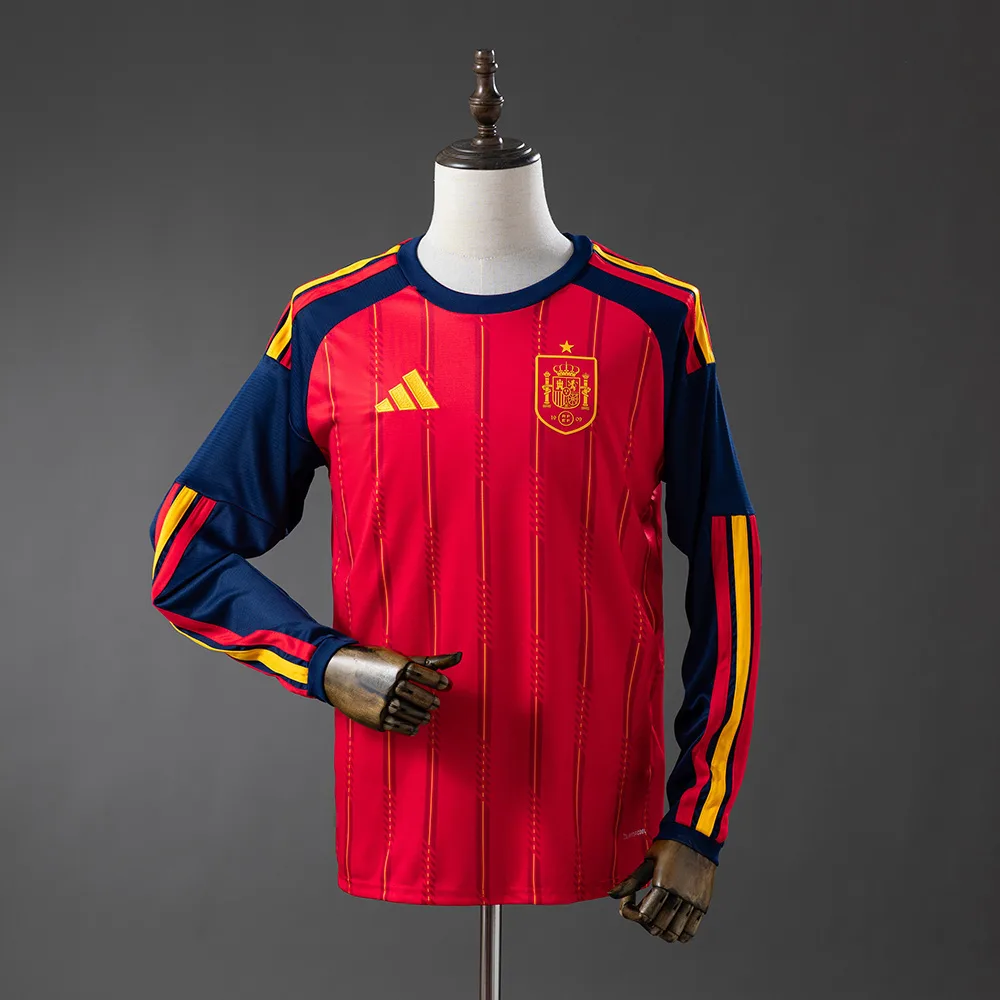 Spain 2026 Home Long Sleeve Jersey