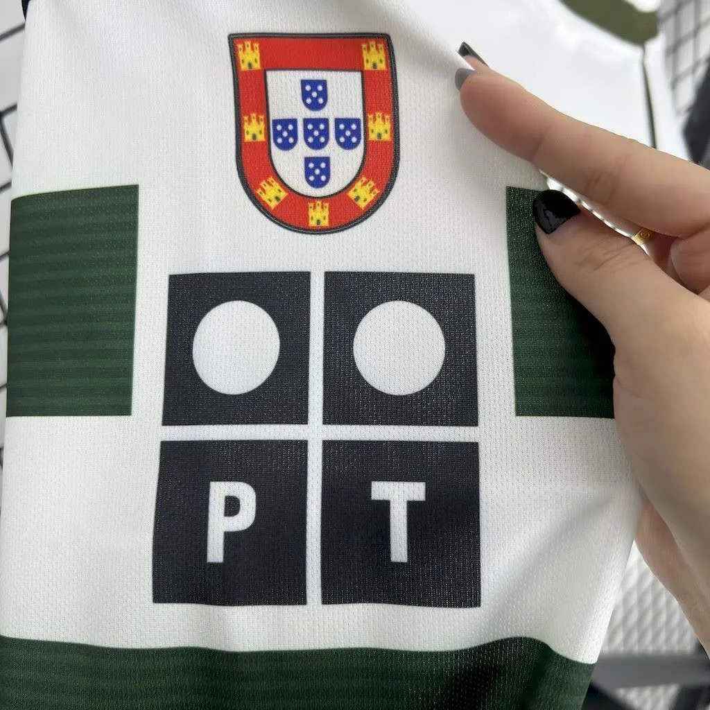 Sporting CP 2001/03 Home Long Sleeves Retro Jersey, foto 3