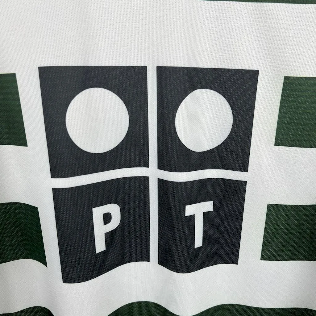 Sporting CP 2001/03 Home Long Sleeves Retro Jersey, foto 6