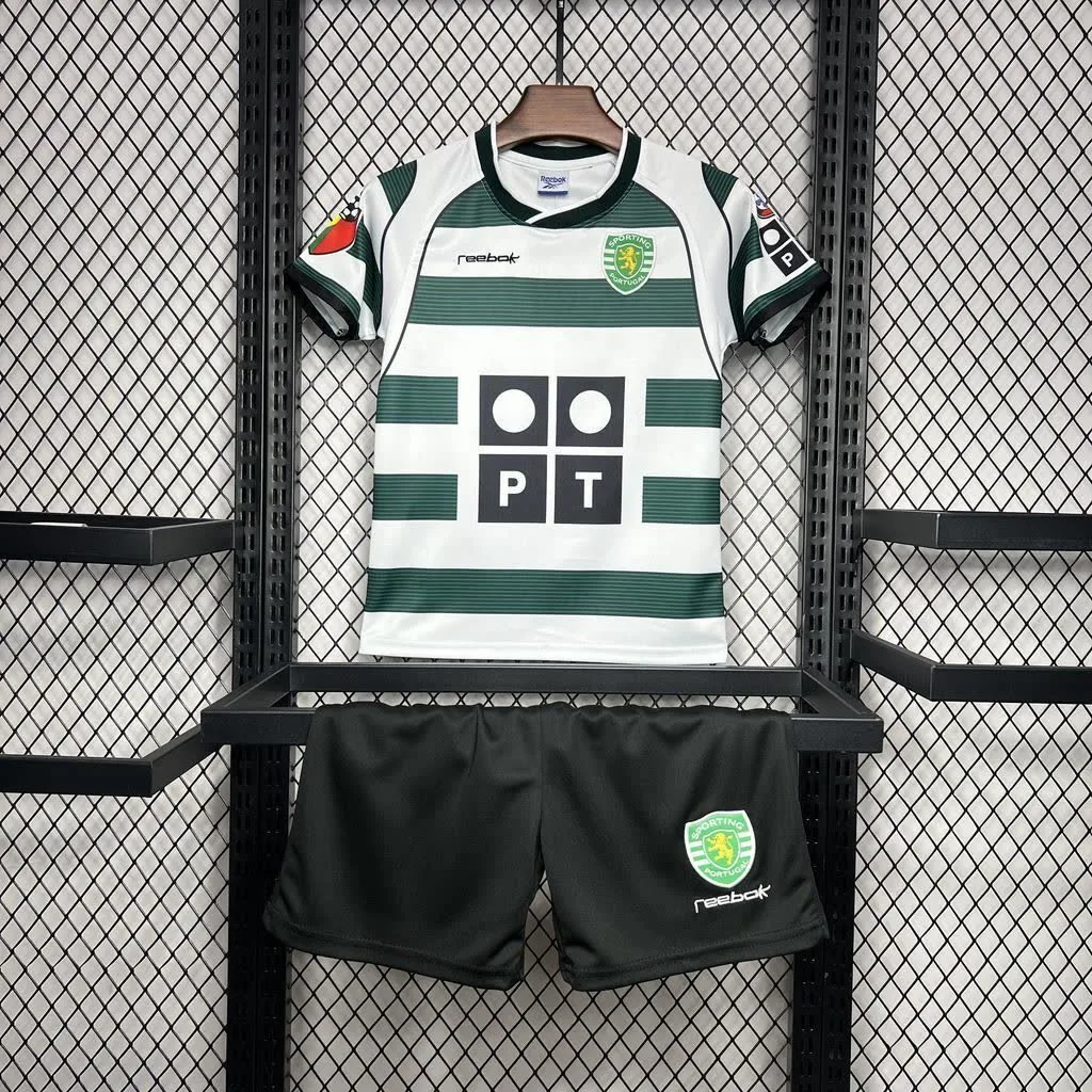 Sporting CP 2001/03 Home Retro Kids Kit, foto 1