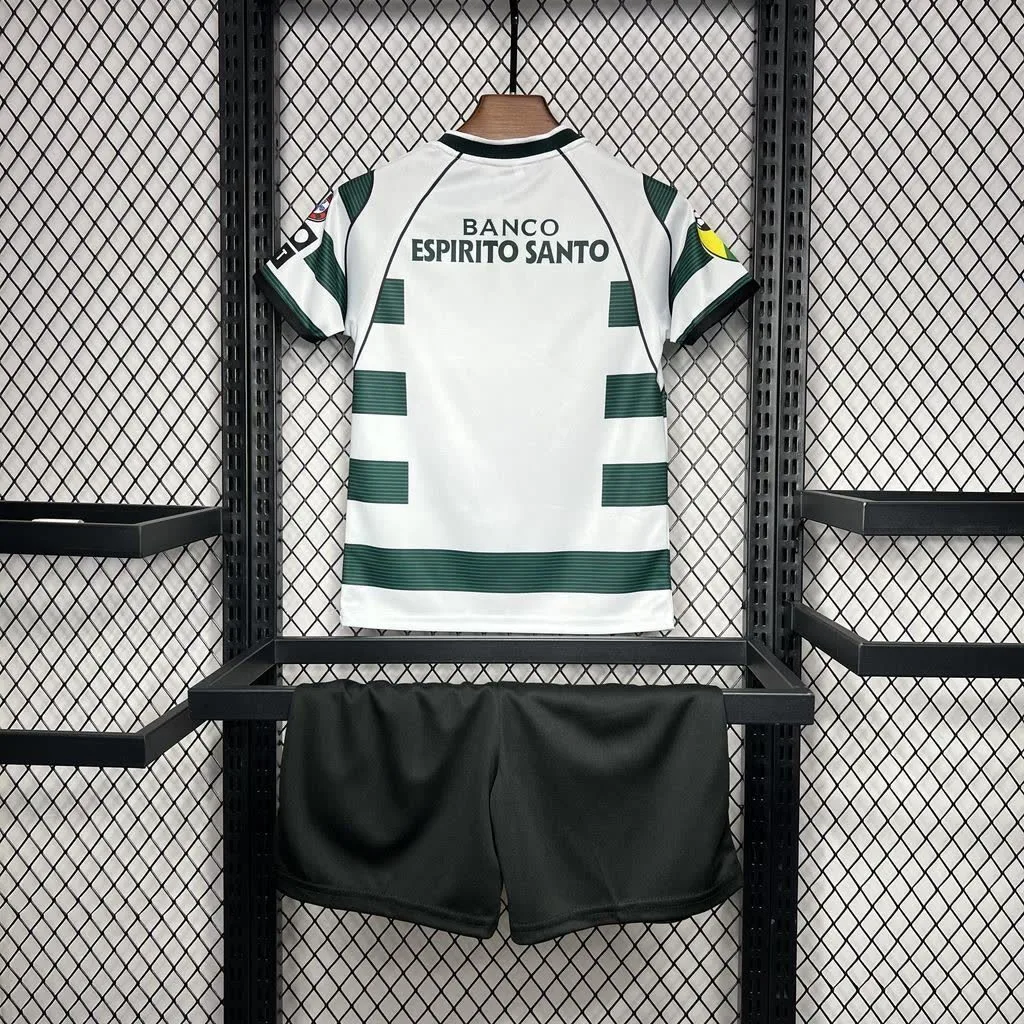 Sporting CP 2001/03 Home Retro Kids Kit, foto 3