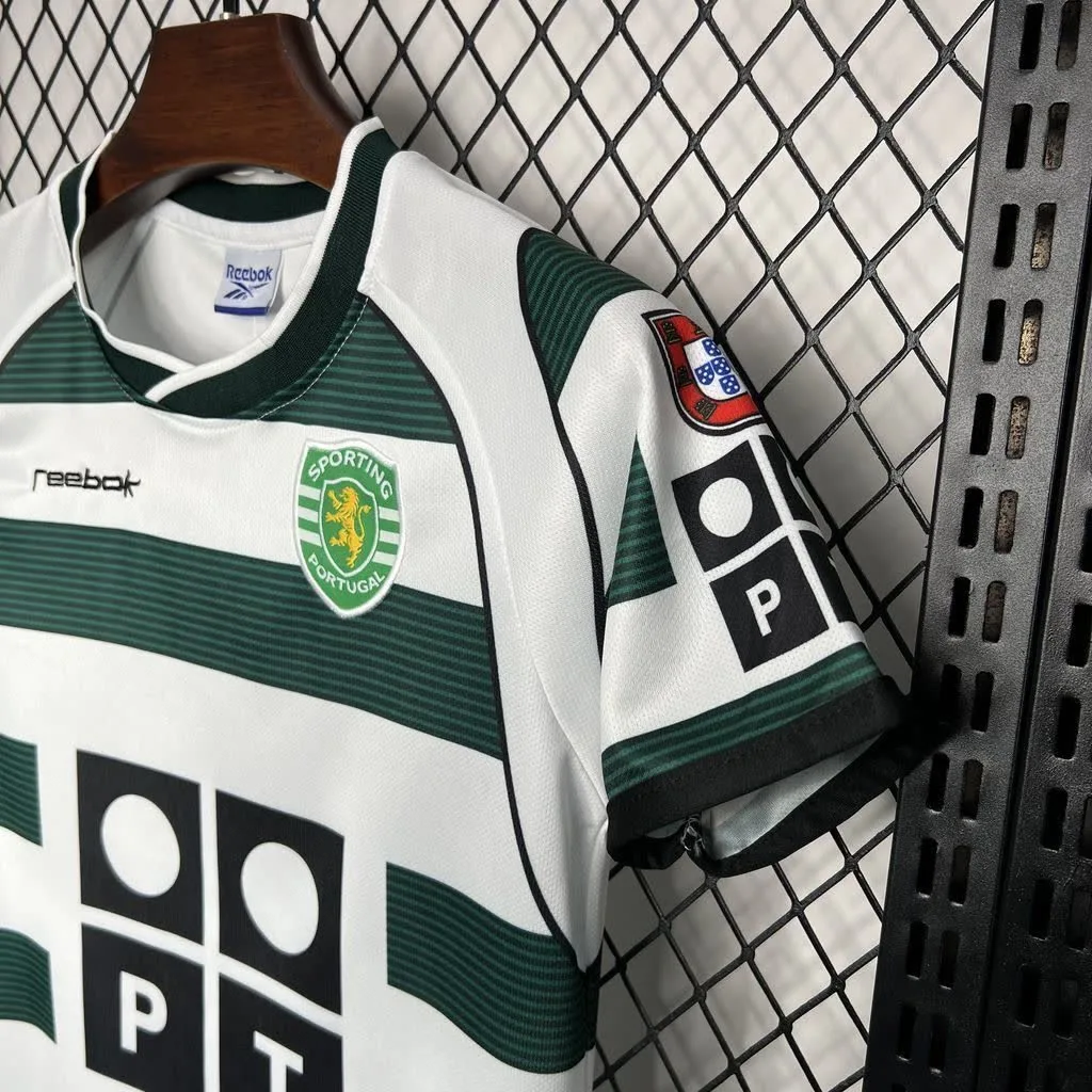 Sporting CP 2001/03 Home Retro Kids Kit, foto 5
