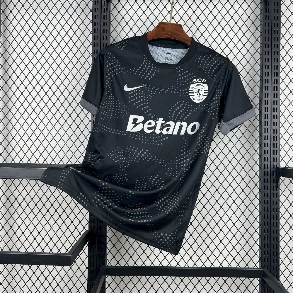 Sporting CP 2025/26 Black Away Jersey, foto 1