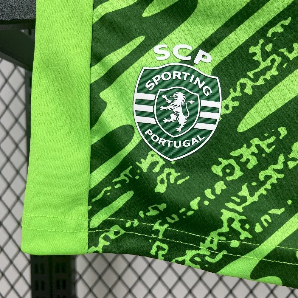 Sporting CP 2025/26 Green Goalkeeper Kids Kit, foto 5