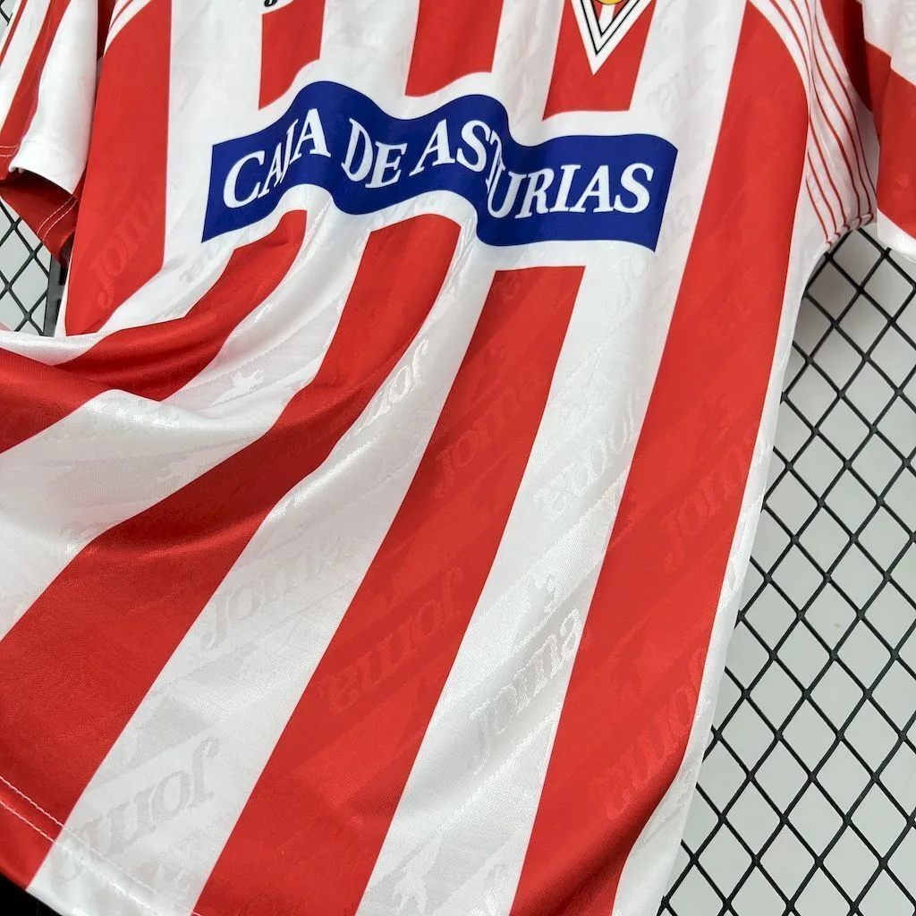 Sporting de Gijon 1994/95 Home Retro Jersey, foto 4