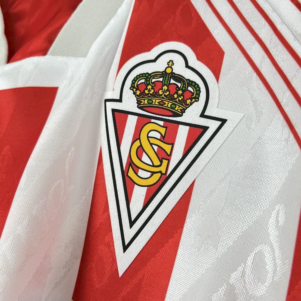 Sporting de Gijon 1994/95 Home Retro Jersey, foto 6
