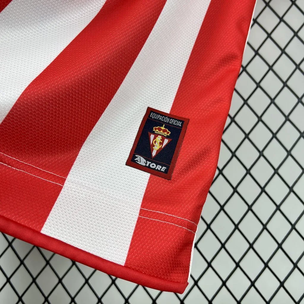 Sporting de Gijon 2008/09 Home Retro Jersey, foto 4