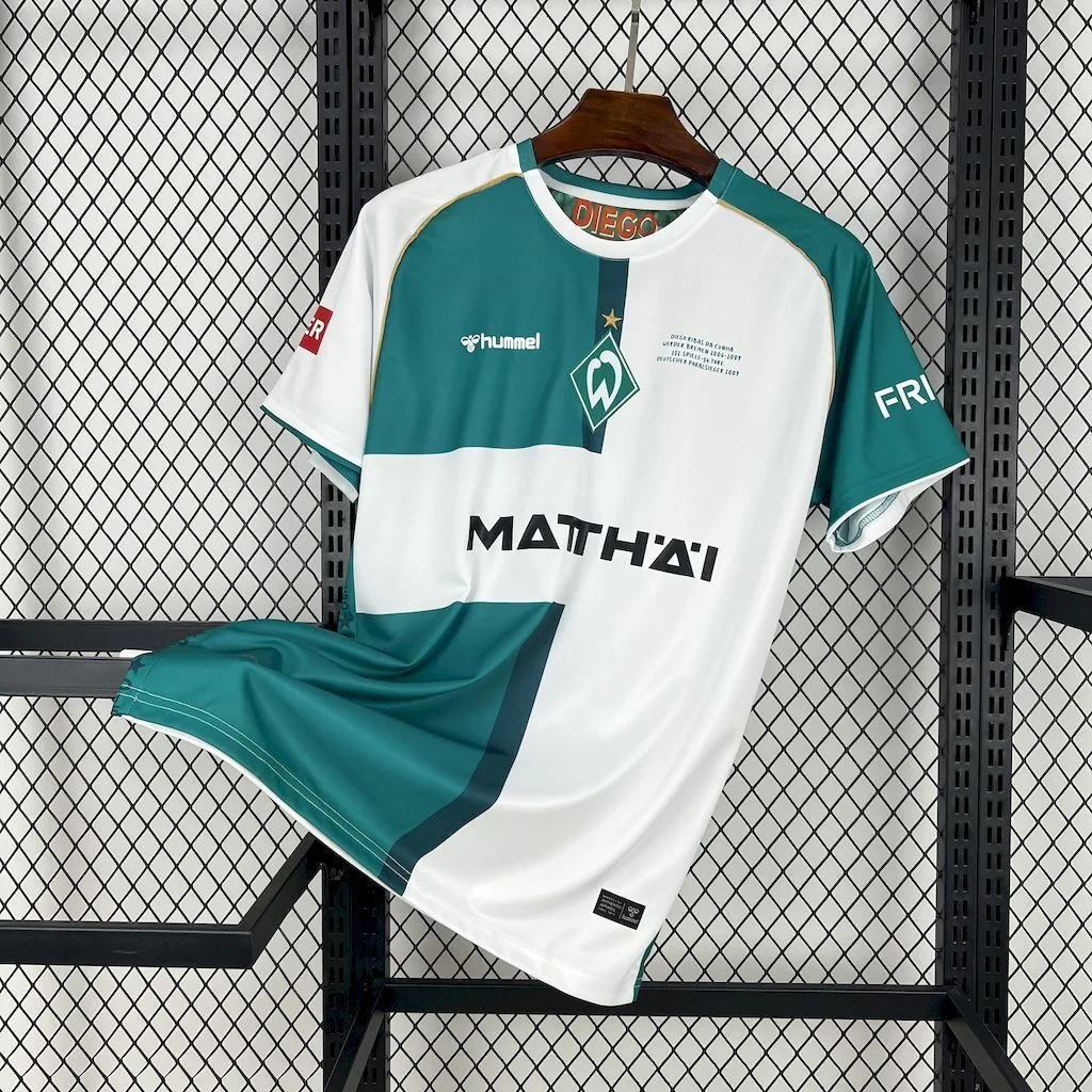 SV Werder Bremen 2025/26 Hummel Obrigado Diego Jersey, foto 1